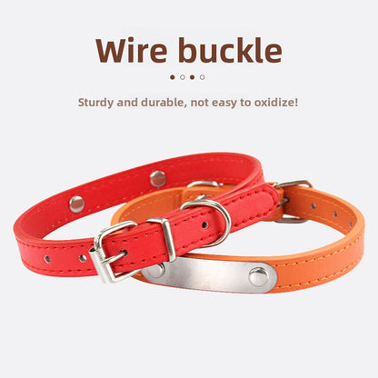 Customizable Engraving Pet Collar for Dogs and Cats