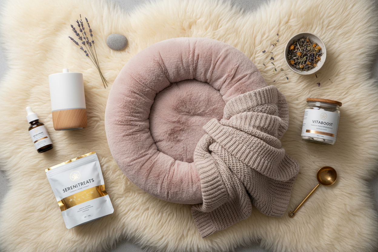 Wellness Products Flat Lay